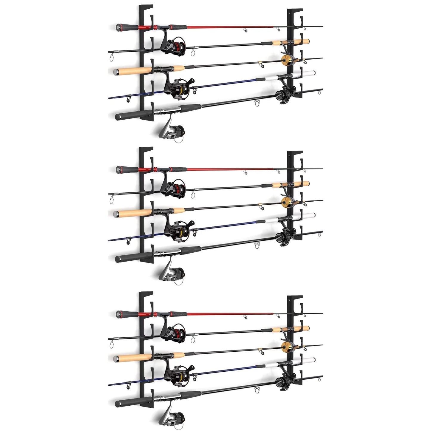 Fishing rod stand, fishing rod storage bag,sea fishing rod display rack,fishing shops fishing rod show