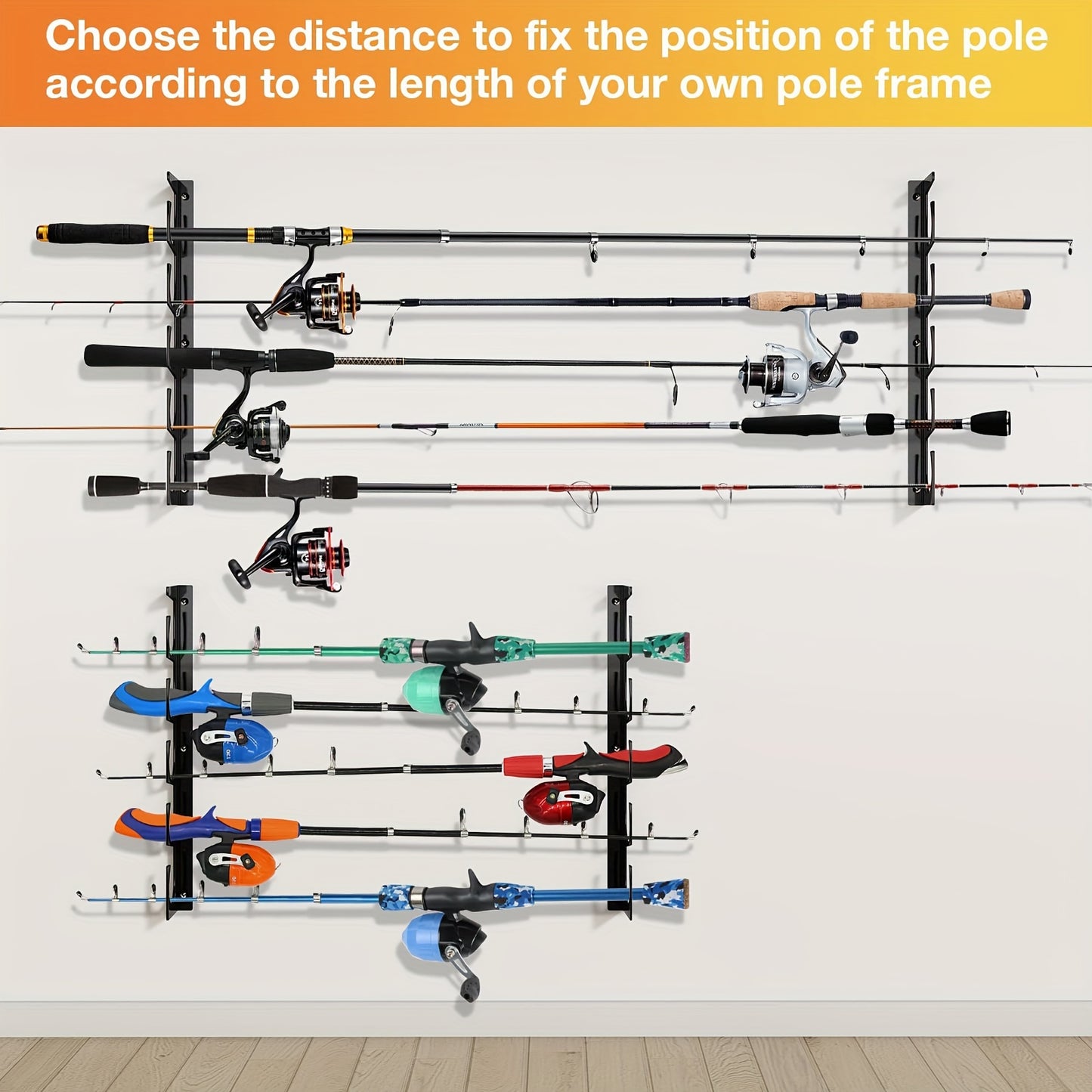 Fishing rod stand, fishing rod storage bag,sea fishing rod display rack,fishing shops fishing rod show