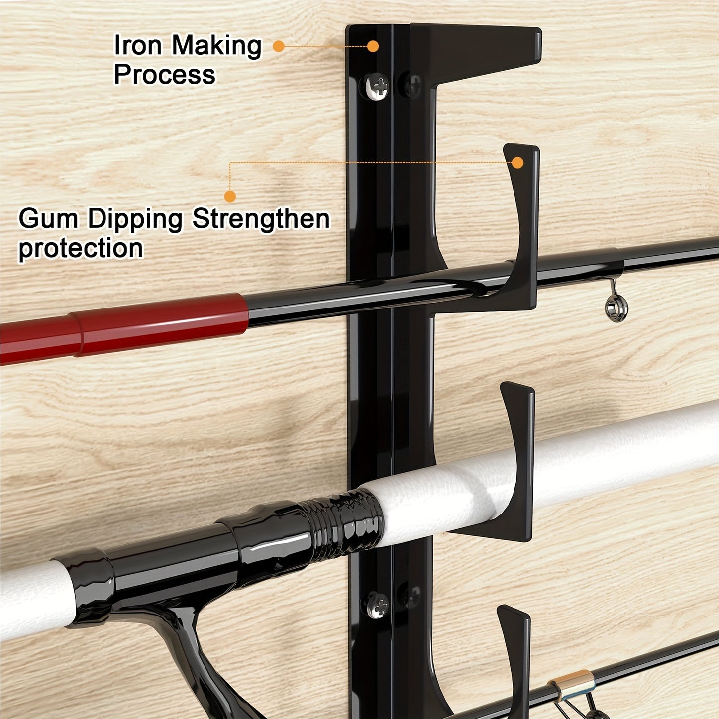 Fishing rod stand, fishing rod storage bag,sea fishing rod display rack,fishing shops fishing rod show