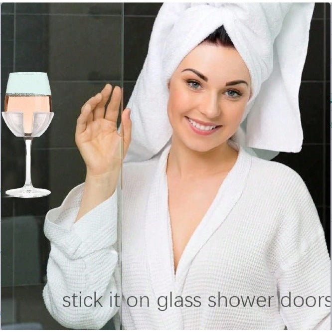 2PCS/1Pair Bathroom wine glass holder, bathroom wall mounted wine glass holder